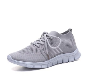 sneakers chaussure basket femme tissu noir parme bleu jaune noir légère rose - Imagen 1 de 18