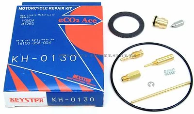 New Carburetor Rebuild Kit 74 75 76 MT 250 Elsinore Carb Repair Gasket Jet #H155 - Image 1 of 4