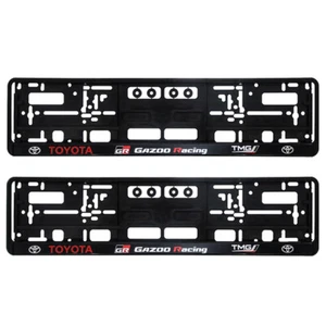 Toyota Gazoo - TMG - Number Plate Surround - (2 Pieces) - Imagen 1 de 2