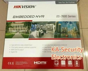 HIKVISION DS-7608NI-K2/8P 4K Latest Model 8M NVR 3 YEAR Warranty 3TB HDD - Picture 1 of 6