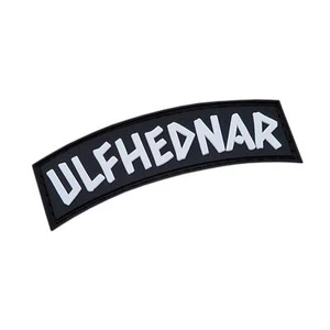Parche de goma blanco y negro vikingo nórdico PVC Ulfhednar Tab - Imagen 1 de 1