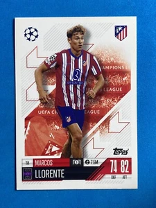 Topps Match Attax UCL 2024-25 2025 n.114 Marcos Llorente (Atletico de Madrid) - Imagen 1 de 1