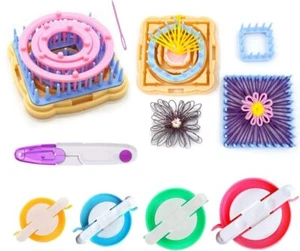 Weaving Loom Kit, Flower Knitting Loom Kit, Frame Looms, Knitting Wool, Round... - Picture 1 of 1