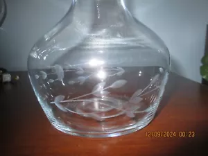 Princess House Crystal - Heritage Pattern #493 NIB Vase/Carafe - Picture 1 of 3