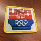 USA 1984 OLYMPICS SEW ON PATCH LOS ANGELES SUMMER GAMES 2 3/4" x 2 1/2" NOS