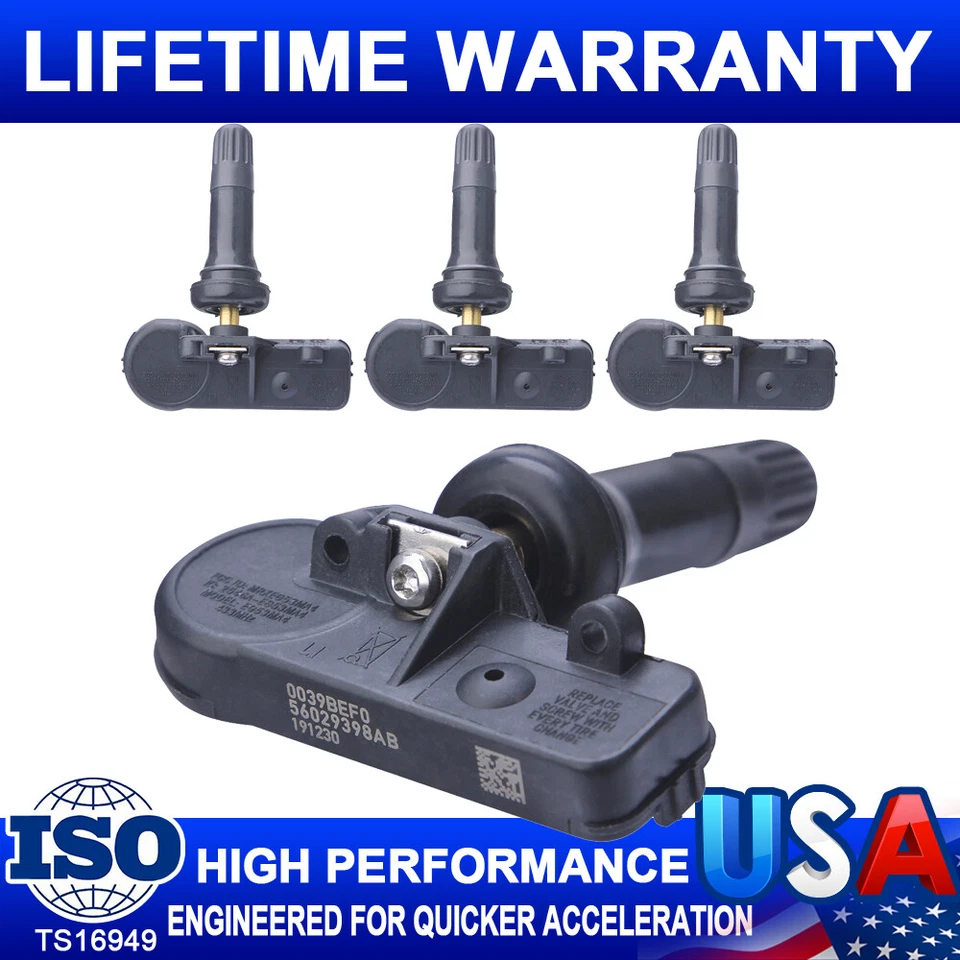 4PCS New TPMS Tire Pressure Monitoring Sensor For GM Chevy GMC 13586335 13598771 - Image 1 of 4