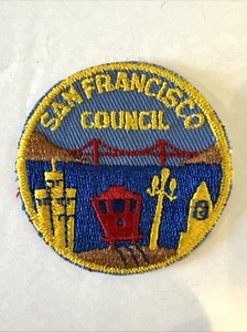Parche de sarga del Consejo de San Francisco de la década de 1950 de colección del Consejo CP Boy Scouts of America - Imagen 1 de 6