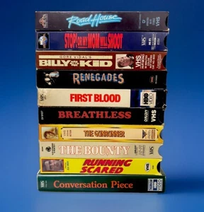 VHS Lot Thorn EMI HBO Vtg Video First Blood, Conversation Piece OOP Ultra Rare - Picture 1 of 19