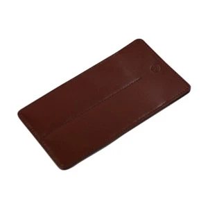 GINZA Itoya ROMEO Pen Sheath 2 pens Case Brown Cow Leather Sleeve Type - Foto 1 di 4