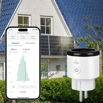 Wi-Fi Smart Presa Wifi Contatore di Corrente Misura Bidirezionale Balcone Centrale DHL - Immagine 1 di 4