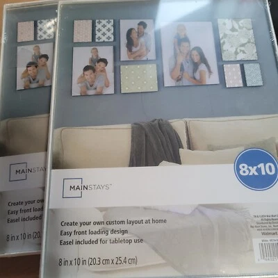 Juego de 2 Mainstays 8x10" Marco de Carga Frontal - Blanco Nuevo Foto 1 de 4