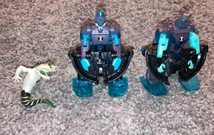 Ben 10 Omni Launch Omni-enhanced Diamondhead XLR8 alien figures, Ripjaw mini PVC - Picture 1 of 16