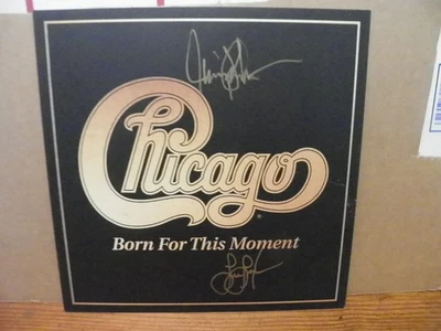 Chicago Born For This Moment X3 2022 autografiado firmado vinilo LP inserto Foto 1 de 4