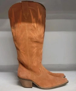 Dingo Thunder Road Knee High Boot Orange Womens Size 7M (READ DESCRIPTION) - Picture 1 of 14