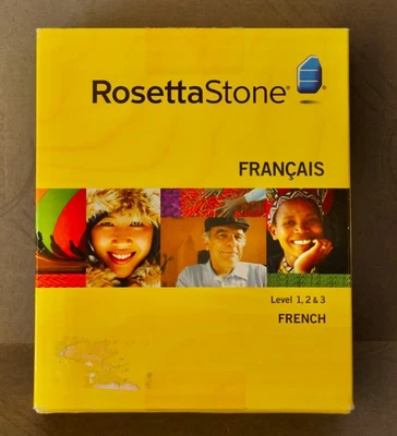 "Rosetta Stone" Francais Level 1 2 3 Software Audio Companion Head Set User Guid - Image 1 of 4