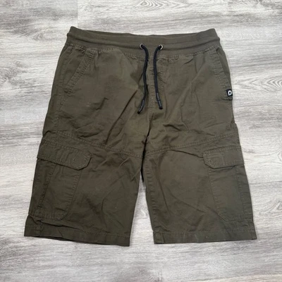 Pantalones Cortos de Carga Akademiks Para Hombres XL Verde Oliva Cordón Cintura Informales Foto 1 de 4