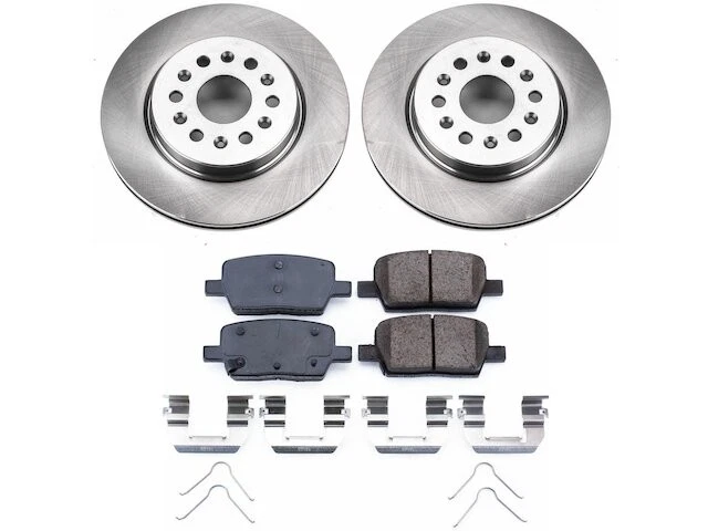 Kit de pastilha de freio traseiro e rotor para Buick Enclave 2019 RJ541GH 2018-2020 - Imagem 1 de 1