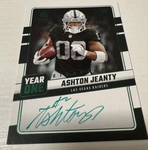 Ashton Jeanty 2025 verde luminanza inchiostro verde automatico su carta autografo Rookie📈🏈 - Foto 1 di 3