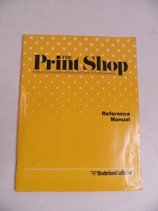The Print Shop Reference Manual for the Commodore and Atari - No program - Imagen 1 de 5