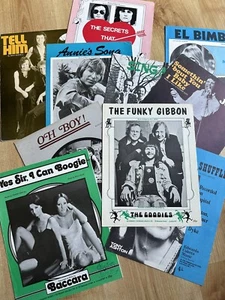 10 X Collection Of 1970’s Sheet Music (set2) - Picture 1 of 11