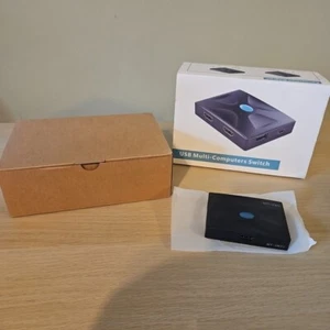 Commutateur KVM - Commutateur USB multi-ordinateurs Windows, MAC OS, Linux - Photo 1/4