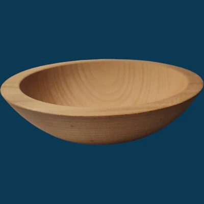 Holland Bowl Mill Michigan MADERA Juego de 4 cuencos de 7", servidor de ensaladas, SELLADOR DE ACEITE B Foto 1 de 4