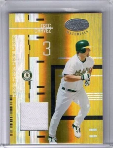 Eric Chavez 2005 Leaf Certified Mirror Gold Jersey Athletics #41 09/25 - Picture 1 of 2