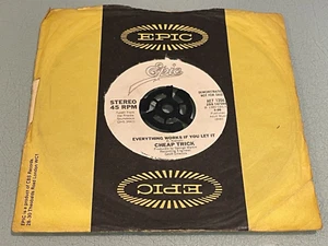 Cheap Trick - Everything Works If You Let It - Vinyl Record 7" Single 1980 Demo - Picture 1 of 5