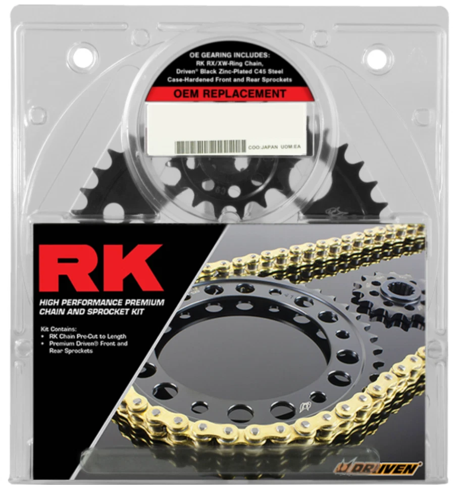 Kit de corrente e roda dentada de substituição fabricante de equipamento original RK 1230-1615 3136-990EGX corrente e - Imagem 1 de 1