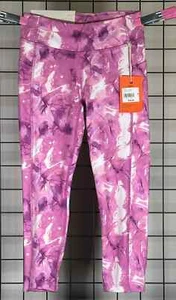 Freely Girls Riley 7/8 Leggings - Small/Electric Pink Floral - Picture 1 of 4