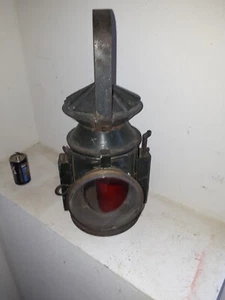 antike handlampe Laterne Gestempelt Wakefields 1943 Birmincham sehr selten - Bild 1 von 17