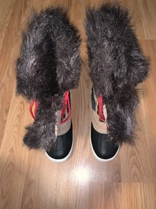 Call It Spring Winter Boots Size 8 - Faux Fur - Picture 1 of 6
