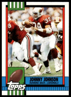 1990 Topps Traded #104T Johnny Johnson Phoenix Cardinals Rookie - Image 1 of 2