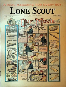 Lone Scout Magazine January 22 1916 Scouting Kit Carson - Imagen 1 de 2