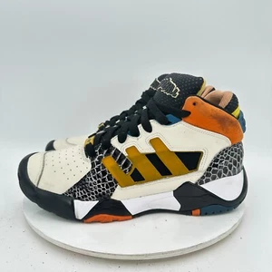 Adidas Streetball Originales Hombres Talla 11.5 D67600 Blanco Tiza Triyel Negro Zapatos - Imagen 1 de 11