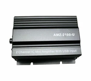 Mini amplificador de 2 canales para automóvil motocicleta 150W máximo reproducción USB música AMZ-2100-U - Imagen 1 de 4