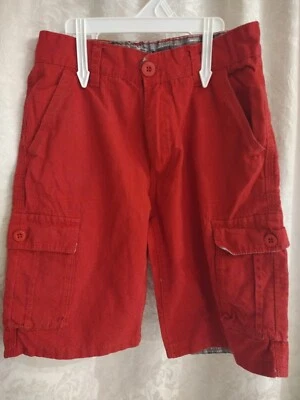 Pantalones Cortos Carga English Laundry Rojo Niños Talla 8 Foto 1 de 4
