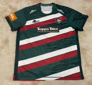 Leicester Tigers 2020 - 2021 Home Rugby Union Shirt Samurai Size 4XL - Picture 1 of 6