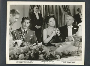 JOAN CRAWFORD BESUCHT DINNERPARTY - 1942 WIEDERVEREINIGUNG IN FRANKREICH - ABENTEUER 2. WELTKRIEG - Bild 1 von 1