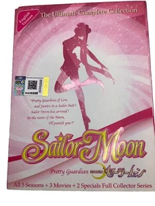 Sailor Moon Pretty Guardian All 5 Seasons + 2 Specials Full Collector Series - Picture 1 of 8