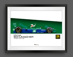 Michael Schumacher Jordan 191 estampado F1 - Scuderia GP - Imagen 1 de 1