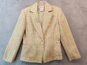 Worthington Damen Mehrfarbig Tweed Blazer Größe 6 - Bild 1 von 16