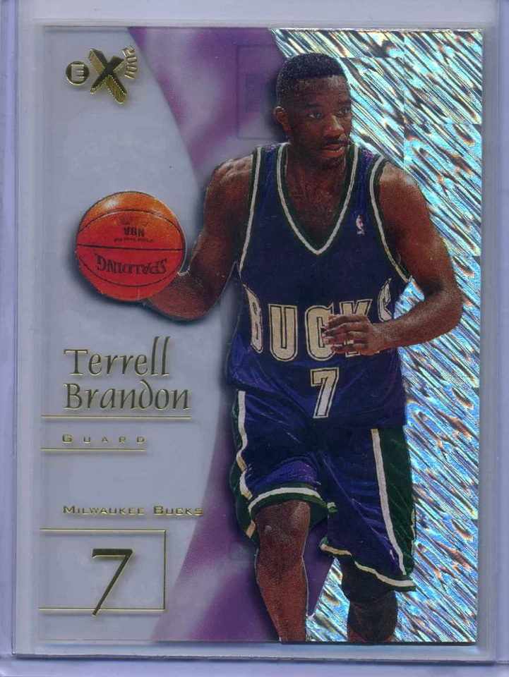 TERRELL BRANDON 1997-98 E-X2001 CARD #35 -- BUCKS - Image 1 of 1