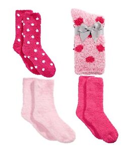 Charter Club Women's Butter Super Soft Confetti Sock 4 Pairs 4 Designs Pink NWT