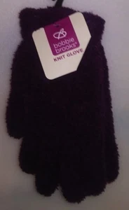 BOBBIE BROOKS 1 PAR DE GUANTES DE PUNTO PARA DAMAS MORADO CON EXTERIOR DIFUSO TALLA ÚNICA A-16 - Imagen 1 de 2