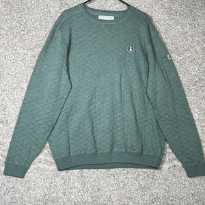 Holderness & Bourne The Ward Sweater Men's XL Green Quilted Company Logo - Picture 1 of 9