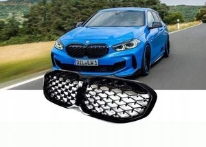 BMW 1ER F40 GLANZ SCHWARZ FRONT NIERE GRILLS GRILLS DIAMOND SPOTS UK - Bild 1 von 1