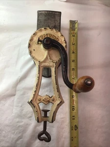 FLEISCHWOLF/GEMÜSEWOLF GERMANY SUPERIOR MARKE VINTAGE HANDKURBEL EISEN - Bild 1 von 15
