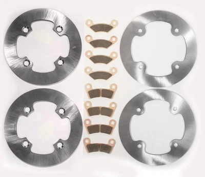 Polaris RZR 570 2014 2015 rotores de freno delanteros y traseros MudRat y pastillas de freno Foto 1 de 4