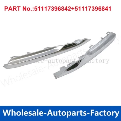 Moldura de rejilla de parachoques delantera inferior izquierda y derecha para BMW F30 320i 328d 330e 330i 340i Foto 1 de 4